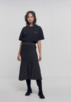 FLARE GABRIEL SHINE MIDI SKIRT - A-Linien-Rock - Deep Coal 9 FLARE GABRIEL SHINE MIDI SKIRT - A-Linien-Rock - Deep Coal -Bekleidungsgeschäft 0002DN0R2RG image