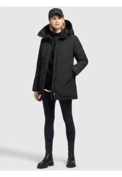 Khujo KANDA - Wintermantel - Schwarz -Bekleidungsgeschäft 050cf8cb8f45498f81e7416c751faa64