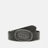 BILLY PLAQUE BELT - Gürtel - Regular Black -Bekleidungsgeschäft 0e2592c5e06847f990f6e72bf692ec60
