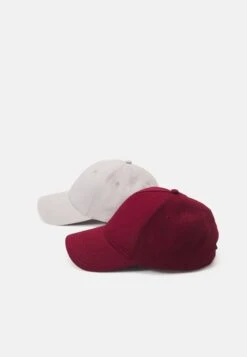 Pier One UNISEX 2 PACK - Cap - Light Grey/berry -Bekleidungsgeschäft 0e39235db2624299b18bab214eb1c946