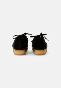 Clarks Originals WALLABEE - Sportlicher Schnürer - Black Vegan -Bekleidungsgeschäft 148c2ba20e134c08a532140600edeb8a