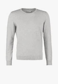 Pier One BASIC CREWNECK - Strickpullover - Light Grey -Bekleidungsgeschäft 164460f190b04ae58b2180589ab3c026