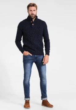 Pier One Strickpullover - Mottled Dark Blue 9 Pier One Strickpullover - Mottled Dark Blue -Bekleidungsgeschäft 217c0f96ffe9444393a595e4c67dcf69