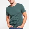 Pier One T-Shirt Basic - Green Melange -Bekleidungsgeschäft 26f95ed5f94241fc8ae072ac784e0f51