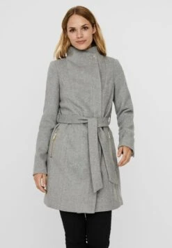Vero Moda VMTWODOPE BELT JACKET - Kurzmantel - Light Grey Melange 12 Vero Moda VMTWODOPE BELT JACKET - Kurzmantel - Light Grey Melange -Bekleidungsgeschäft 2aec8905c8c34b30b5d6bd1d9ded48cc 1