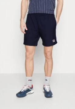 Fila LEON - Kurze Sporthose - Navy -Bekleidungsgeschäft 2eaa28c5034b44a0a42290e4288dcb4a 1