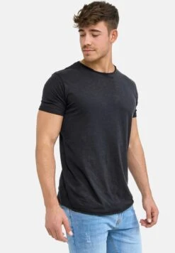 Indicode Jeans WILBUR - T-Shirt Print - Anthrazit -Bekleidungsgeschäft 30a31f27d98044ea9aac4f285c872a4e