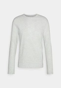 Pier One 7 PACK - Langarmshirt - Mottled Light Grey/white/mottled Dark Grey -Bekleidungsgeschäft 31875945b966486087c321398a091597