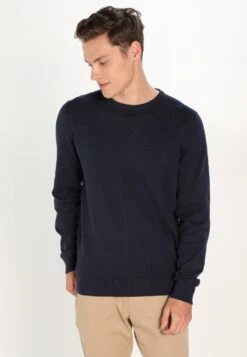 Pier One BASIC CREWNECK - Strickpullover - Dark Blue -Bekleidungsgeschäft 329922927e9b4f2e90d457cc0511bf45 1