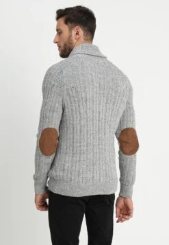 Pier One Strickjacke - Mottled Dark Grey -Bekleidungsgeschäft 3374bc5b15c34532a3a61fa1517a3ccc