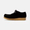 Clarks Originals WALLABEE - Sportlicher Schnürer - Black Vegan -Bekleidungsgeschäft 35d4cb5283a748038689740d686a214d
