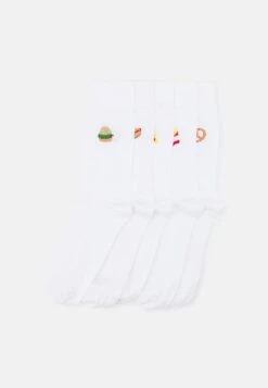 Pier One 5 PACK - Socken - White -Bekleidungsgeschäft 35f7b069984f4e8582d725ec83815bbd 2