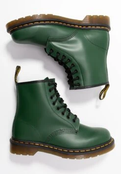 Dr. Martens 1460 BOOT - Schnürstiefelette - Green Smooth -Bekleidungsgeschäft 37ac347749734cc18abb44c6e1638015