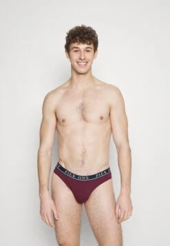 Pier One BRANDED WAISTBAND BRIEFS 3 PACK - Slip - Dark Blue /green/bordeaux -Bekleidungsgeschäft 3bf4517ea3b5408a9a622d206f05beec