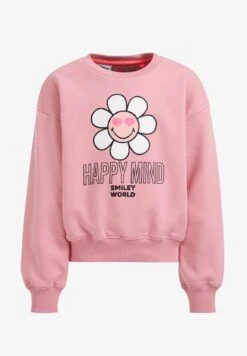 WE FASHION SMILEY WORLD GIRLS - Sweatshirt - Pink -Bekleidungsgeschäft 3bf5a324b20a41b7aeb2071404805e30 1