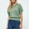 Minus LIVA - T-Shirt Basic - Basil Green Melange -Bekleidungsgeschäft 40cdce3b5868486d805d120555673bf3