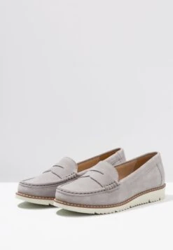 Anna Field COMFORT LEATHER - Slipper - Grey -Bekleidungsgeschäft 4c4570f7d8534c099ae427e8c80cf336