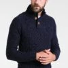 Pier One Strickpullover - Mottled Dark Blue -Bekleidungsgeschäft 4e8031a94f7140949bc5bee925009515
