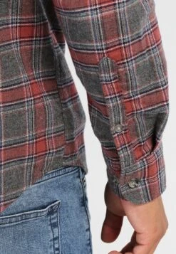 Pier One Hemd - Grey/coral -Bekleidungsgeschäft 551953d0ad2d49119280dd58cb3b0bb3