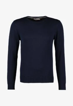 Pier One BASIC CREWNECK - Strickpullover - Dark Blue -Bekleidungsgeschäft 559fd963f3bf4be6abe2b2155cf5f818