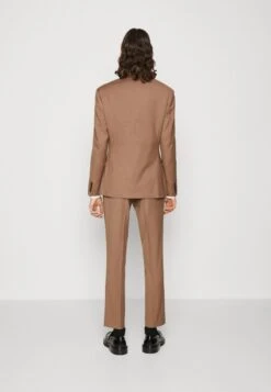 THE FASHION SUIT NOTCH POCKET SQUARE - Anzug - Chestnut -Bekleidungsgeschäft 60a32bbface643dd9d7b6b21489b010f