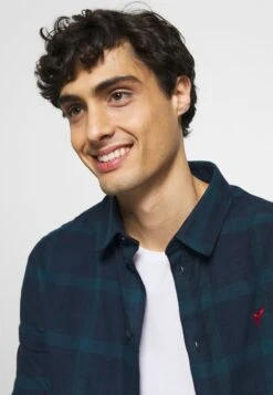 Pier One Hemd - Dark Blue/teal -Bekleidungsgeschäft 60ff006a248a4e558dbde6647cd82b01