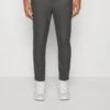Only & Sons ONSLINUS TAP CROP PANT - Stoffhose - Medium Grey Melange