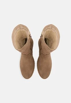 Pier One LEATHER WINTER BOOT - Stiefel - Taupe -Bekleidungsgeschäft 6764689a7b054af99a293cad010b9f7b