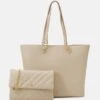 Anna Field SET - Shopping Bag - Beige -Bekleidungsgeschäft 67c633884c8f4d2cb75c93a7bbf327e3