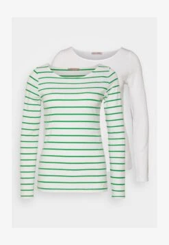 Anna Field 2 PACK - Langarmshirt - White/green 12 Anna Field 2 PACK - Langarmshirt - White/green -Bekleidungsgeschäft 6aa0aa3b9ccd4732866c62789425ac08