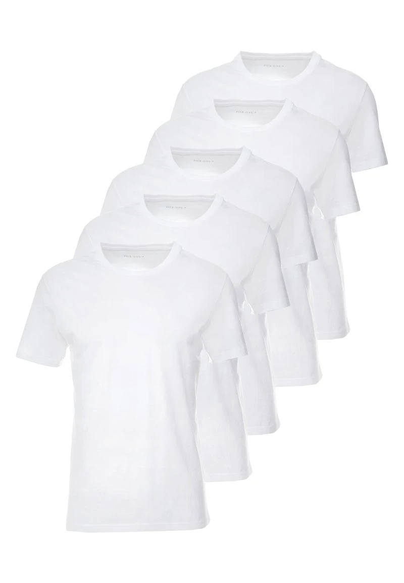 Pier One T-Shirt Basic - White 3 Pier One T-Shirt Basic - White