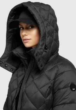 Khujo ANETH - Wintermantel - Schwarz -Bekleidungsgeschäft 6bc2d295fa0945a09274edcbe20a84b0