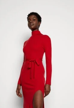 Anna Field ROLLKRAGEN RIPP MINI STRICKKLEID MIT GÜRTEL - Strickkleid - Red 11 Anna Field ROLLKRAGEN RIPP MINI STRICKKLEID MIT GÜRTEL - Strickkleid - Red -Bekleidungsgeschäft 71b57cf9ce54411882918bef331aba09