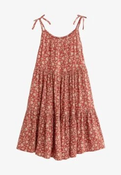 Next TIERED STRAPPY STANDARD - Freizeitkleid - Orange Ditsy -Bekleidungsgeschäft 798666d3e53b476d8cf0cde65091f040