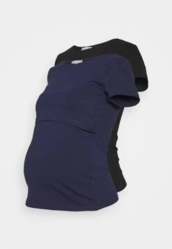 NURSING 2er PACK - Basic T-shirt - T-Shirt Basic - Dark Blue/black -Bekleidungsgeschäft 7ef339094c6946628b79c9f31d4e5acc