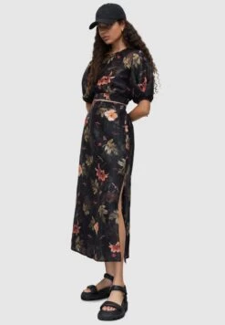 AllSaints ASTA VIVIANA - Maxirock - Black -Bekleidungsgeschäft 82d3e5d436934230a4120b33ab1acf10