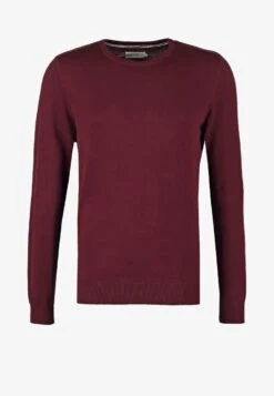 Pier One BASIC CREWNECK - Strickpullover - Bordeaux -Bekleidungsgeschäft 85d6d8a383134993bde44fb81e406306