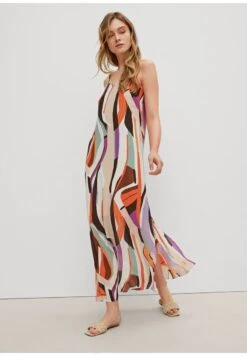 Comma Maxikleid - Brown Aop -Bekleidungsgeschäft 874548f66c904062803e31583489a2d6