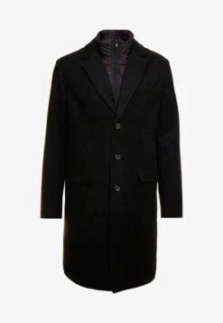 Pier One Klassischer Mantel - Black -Bekleidungsgeschäft 89beb77879e74642a3f46a6222d3711f