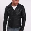 LE TEMPS DES CERISES LAMBERT - Lederjacke - Black -Bekleidungsgeschäft 91e31bbe9bc242b5bea263e28b3fc70f