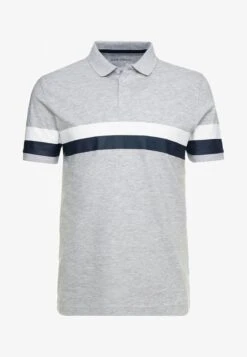Pier One Poloshirt - Mottled Light Grey -Bekleidungsgeschäft 9811cd8463cb43df90ea97e16ad88129