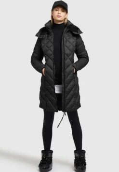 Khujo ANETH - Wintermantel - Schwarz -Bekleidungsgeschäft a12e8a4c0edc4722bc140ab3baf88763
