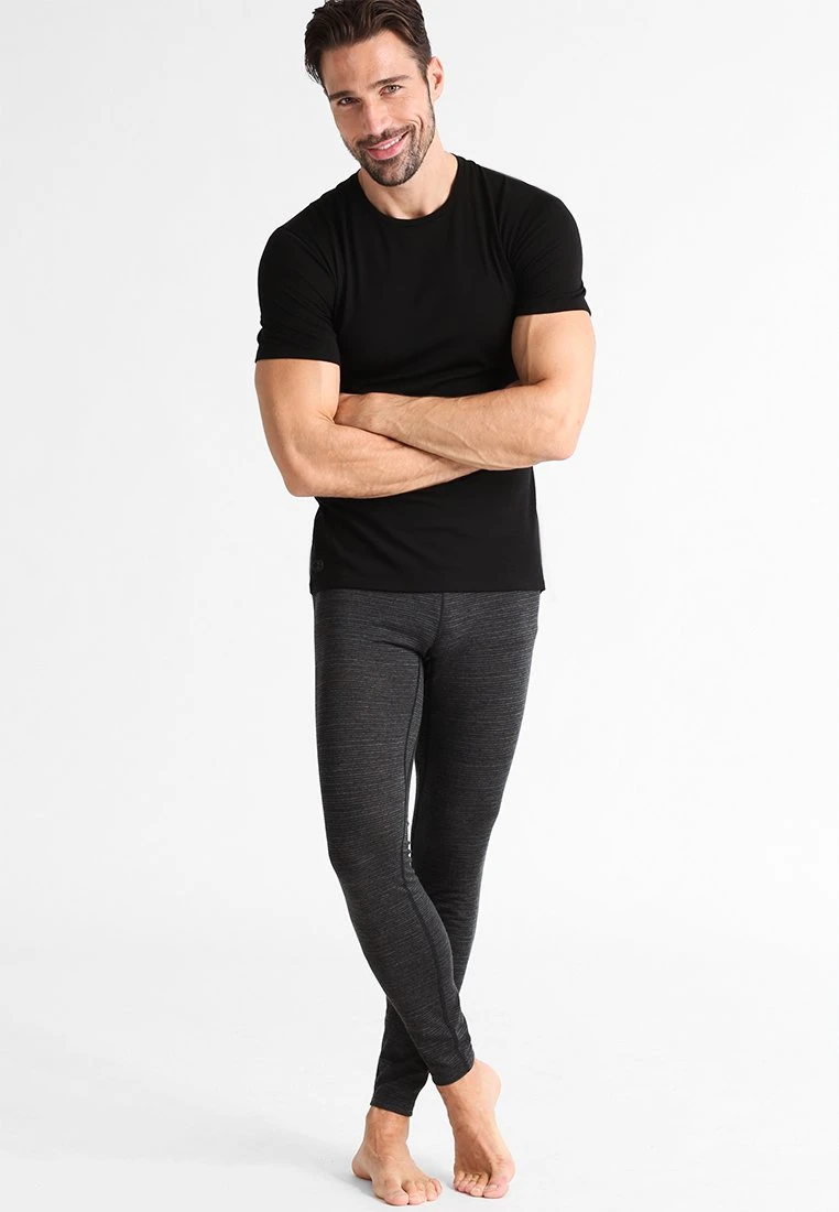 Icebreaker MERINO ANATOMICA SS CREWE - Unterhemd/-shirt - Black/monsoon 4 Icebreaker MERINO ANATOMICA SS CREWE - Unterhemd/-shirt - Black/monsoon – Bild 2