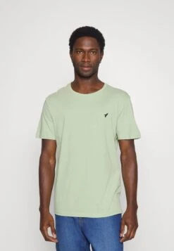 Pier One 5 PACK - T-Shirt Basic - White/blue/stone -Bekleidungsgeschäft b410943a224f48cb88dc772b8e7068b1