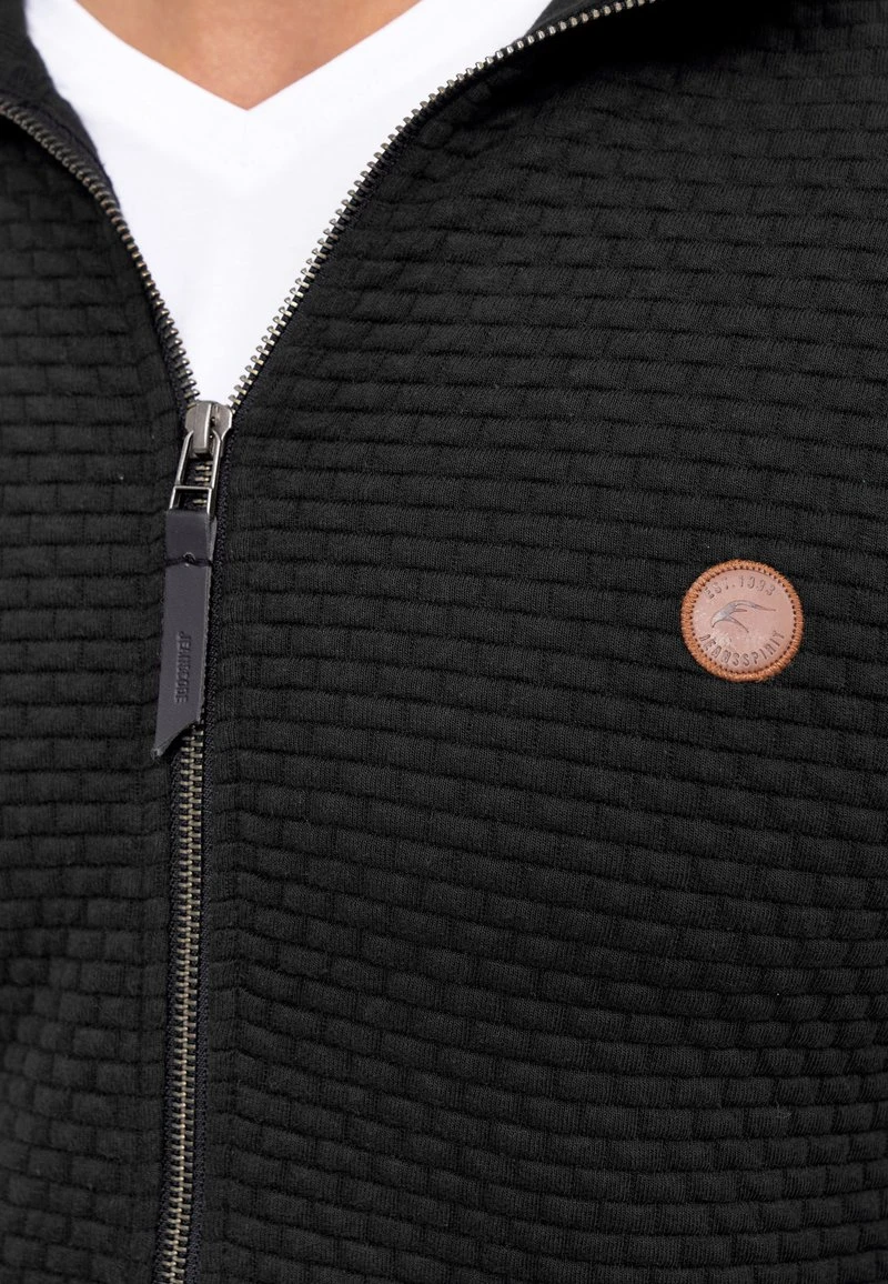 Indicode Jeans BERMIE - Sweatjacke - Black 8 Indicode Jeans BERMIE - Sweatjacke - Black – Bild 6