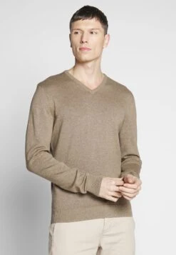 Pier One Strickpullover - Mottled Beige -Bekleidungsgeschäft b87327700a284e3f9eeedc6281b3cb78 1