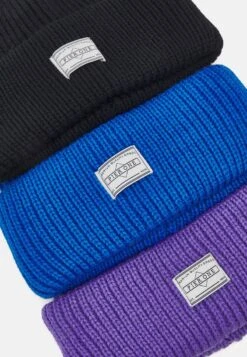 Pier One UNISEX 3 PACK - Mütze - Black/purple/blue -Bekleidungsgeschäft ba5783bb60ed4e1b9b810cbea2ad8012
