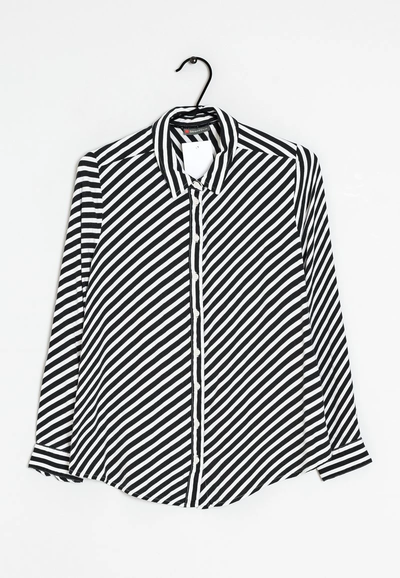 STREET ONE Hemdbluse - Black/white 3 STREET ONE Hemdbluse - Black/white