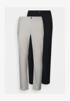 Pier One 2 PACK - Stoffhose - Mottled Light Grey/black -Bekleidungsgeschäft bf5cfc6785a64bee84d2f35fab7c6ae4 1