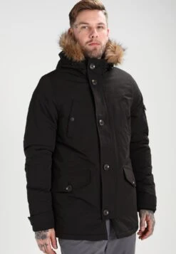 Pier One Parka - Black -Bekleidungsgeschäft c0c848318c884900815f06dc41dece2c